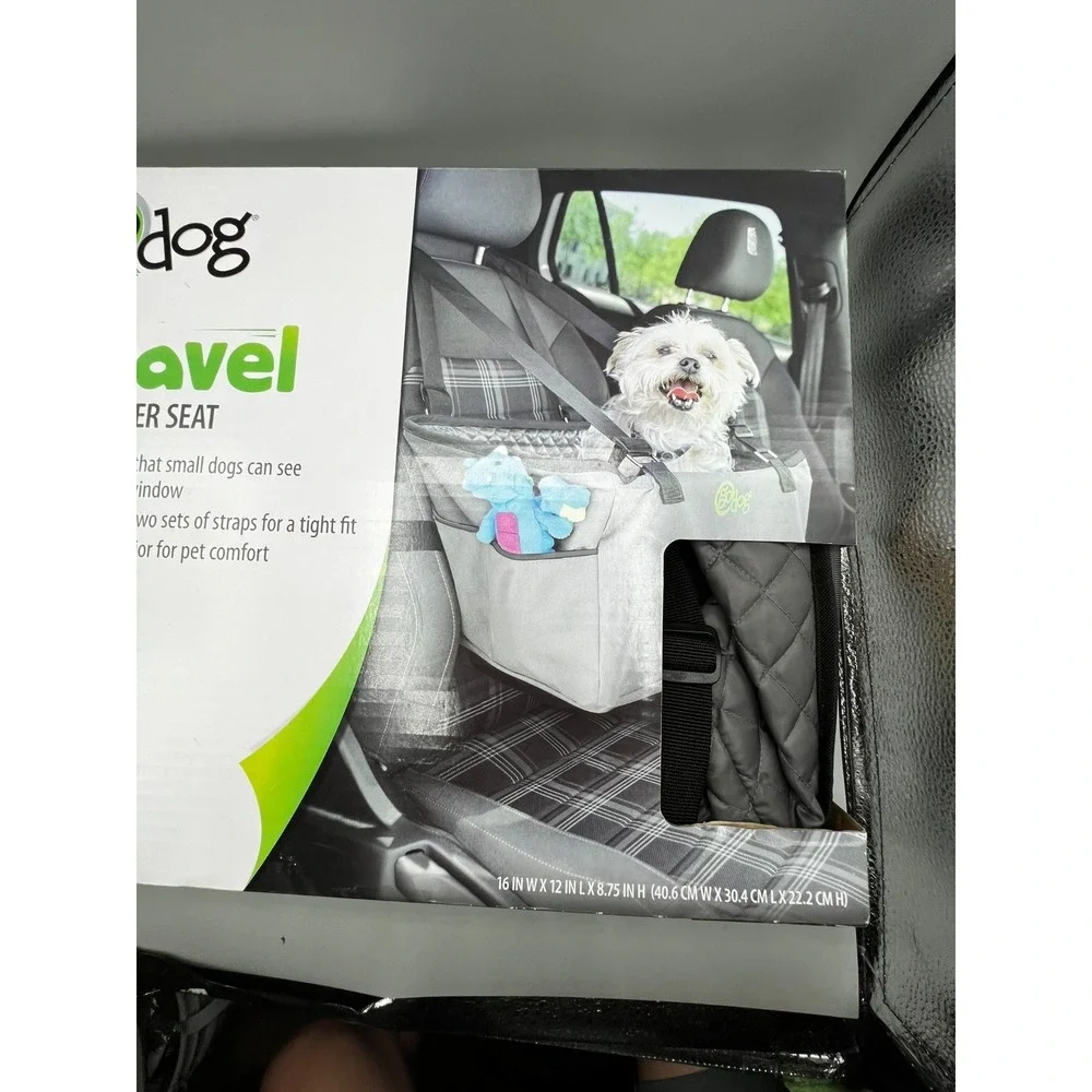 goDog Travel Booster Seat Accessories for Small Pets Travel New